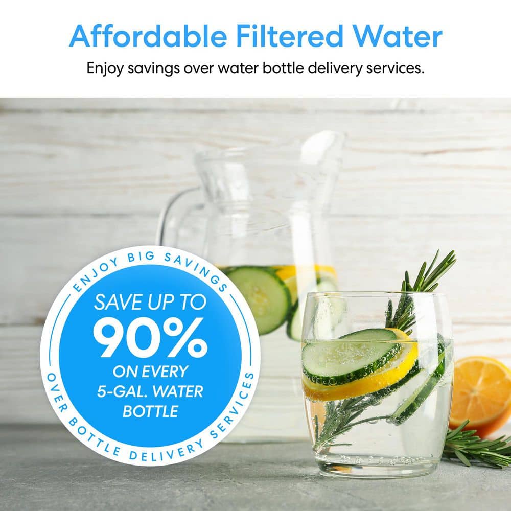 Stainless Steel Bottom Loading Tri-Temperature Water Dispenser