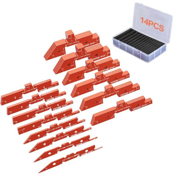 thumbnail image 2 of 7Pcs Precision Router Table Set Up Bars Woodworking Aluminum Setup Block Height Gauge Set Table Saw Accessories Miter Gauge Tool(7pc No Box 2 of 13