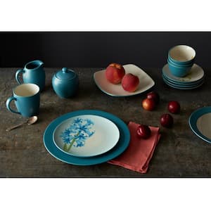 Colorwave Turquoise  4-Piece (Turquoise) Stoneware Rim Place Setting, Service for 1