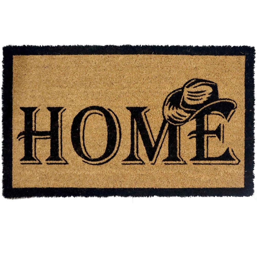 "Heavy Duty Doormat with Non Slip PVC Baking Embossed Design Floor Mat for Entryway 18x30"", Hatted Home" price history on PriceWatchPro