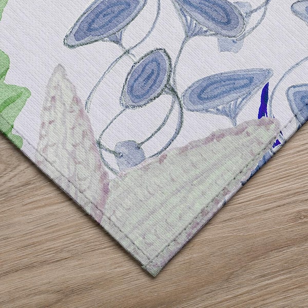 Surfside 10 ft. x 14 ft. Purple Geometric Indoor/Outdoor Area Rug