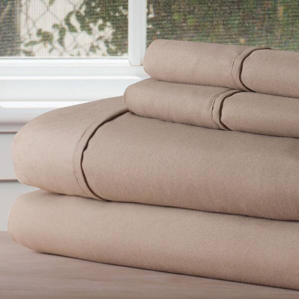 Lavish Home Series 1200 4 Piece Queen Sheet Set