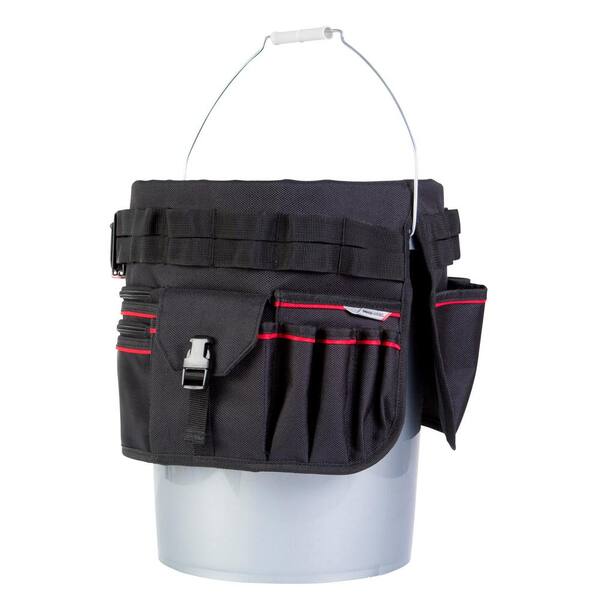 PROLOCK 12 in. Tool Bucket Organizer with 29-Pockets