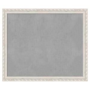 Opera Off White 54 in. x 46 in Framed Magnetic Board