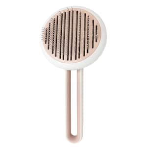 Concepto Modern Bristle Grooming Pet Deshedder Comb Pink