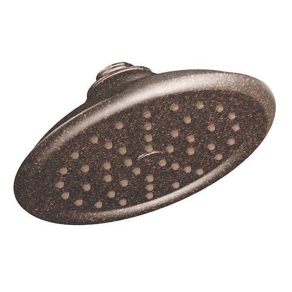 MOEN ExactTemp 1-Spray 7 in. Rainshower Showerhead Featuring Immersion in Oil Rubbed Bronze