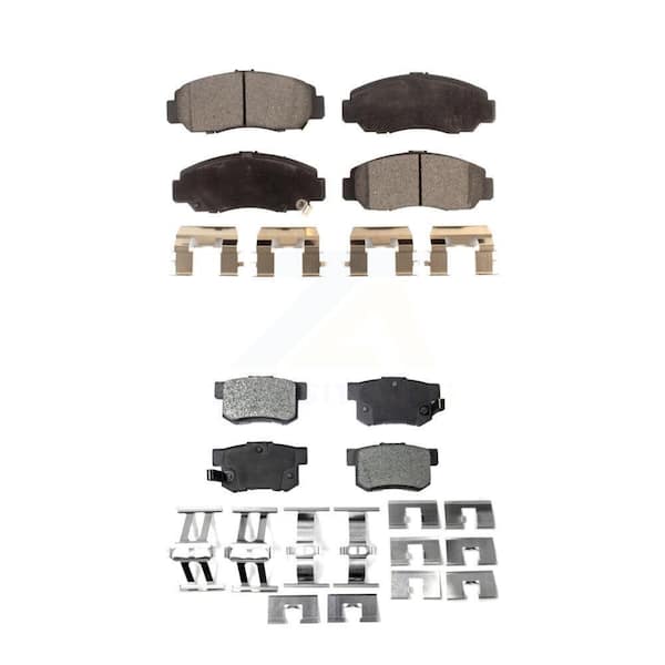 TEC Front Rear Ceramic Brake Pads Kit For Honda Accord Acura CSX KTC-100499