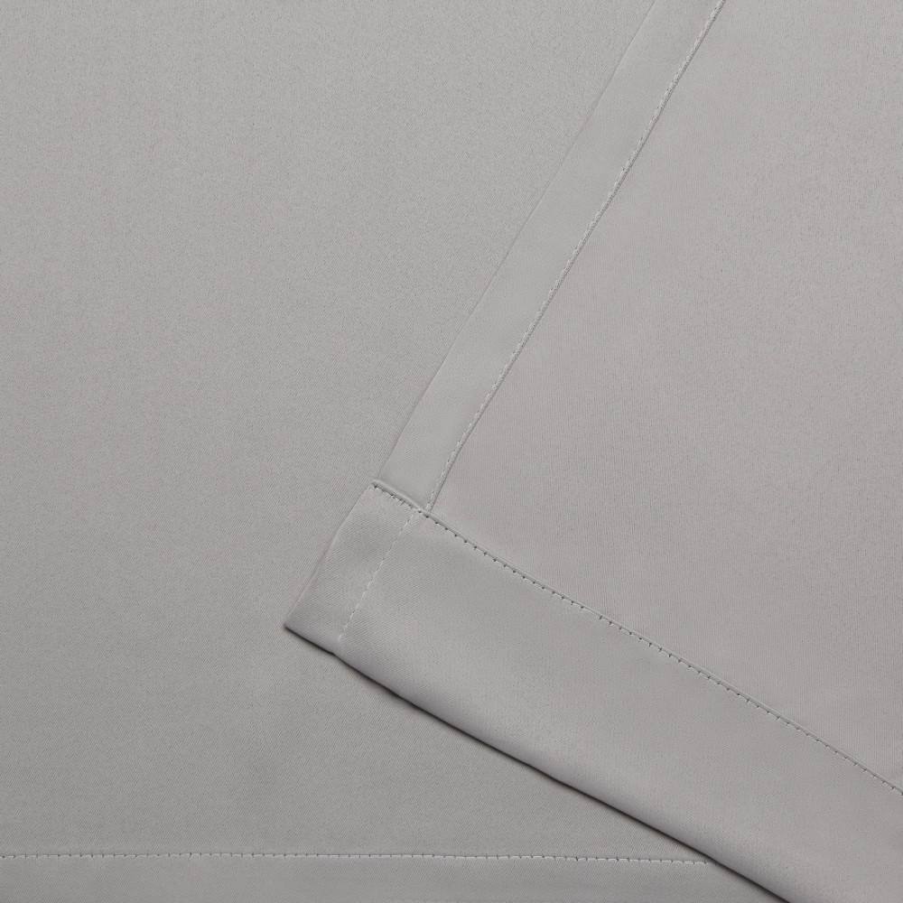 Veridian Grey 108" Blackout Polyester Grommet Window Panels