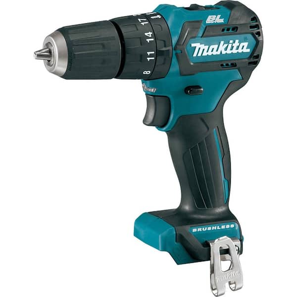Makita 12V max CXT Lithium-Ion 3/8 in. Brushless Cordless Hammer Driver-Drill (Tool Only)
