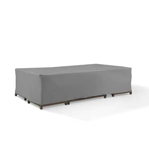 Outdoor Gray Furniture Cover For Large Patio Set