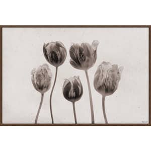 "It's Tulip Time" by Marmont Hill Floater Framed Canvas Nature Art Print 30 in. x 45 in.