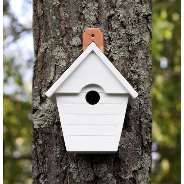 NewTechWood Nature's Friend Recycled Composite Birdhouse Feeder Bird-BH -  The Home Depot