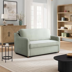 Delray 62.2 in. Sage Full Size Sofa Bed