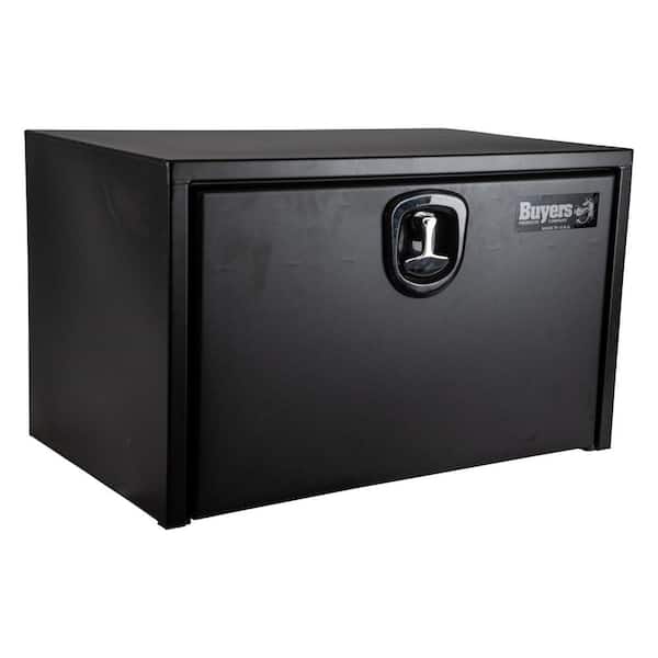 Buyers Products Company 18 in. x 18 in. x 30 in. Matte Black Textured Steel Underbody Truck Tool Box