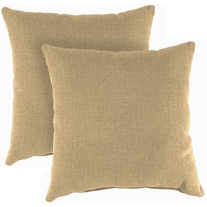 18 in. L x 18 in. W x 4 in. T Outdoor Throw Pillow in McHusk Birch (2-Pack)