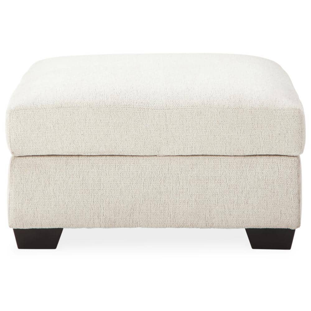 Snow White Modern Storage Ottoman with Built-in Table
