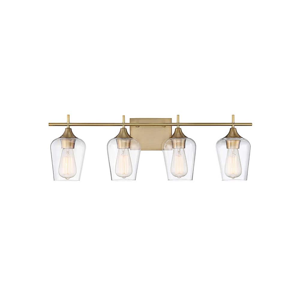 Filament Design 4 Light Warm Brass Bath Light Cli Sh266959 The Home Depot