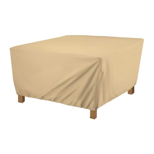 Classic Accessories Terrazzo 21 in. L x 21 in. W x 17 in. H Square Ottoman/Coffee Table Cover