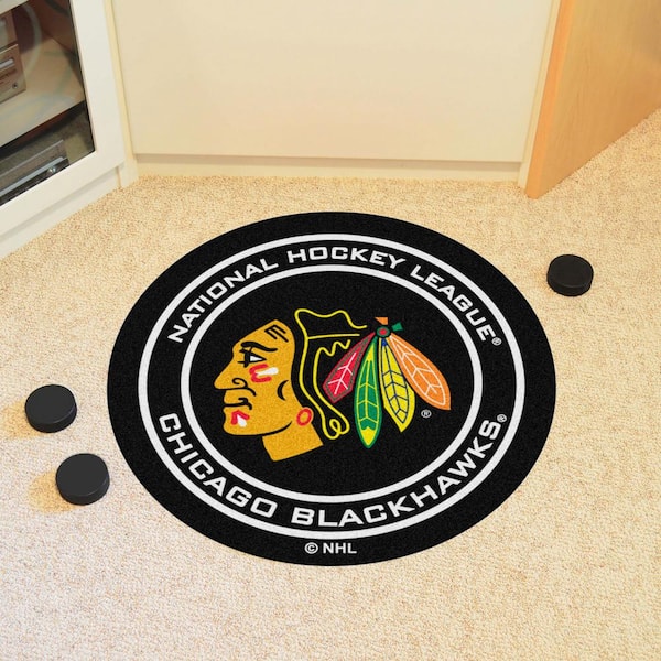 FANMATS NHL Chicago Blackhawks Color Emblem on Black Hitch Cover 22764 -  The Home Depot
