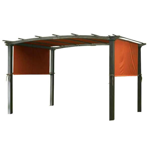 Garden Winds Universal Replacement Canopy Top Cover in Terracotta for Metal Pergola Frame