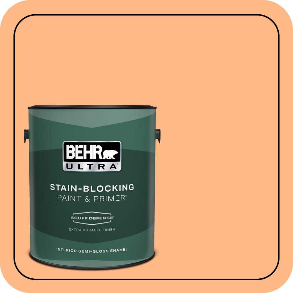 1 gal. #250B-4 Coral Gold Extra Durable Semi-Gloss Enamel Interior Paint & Primer product image for price tracking