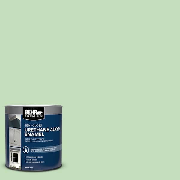 1 qt. #M390-3 Galway Semi-Gloss Enamel Urethane Alkyd Interior/Exterior Paint