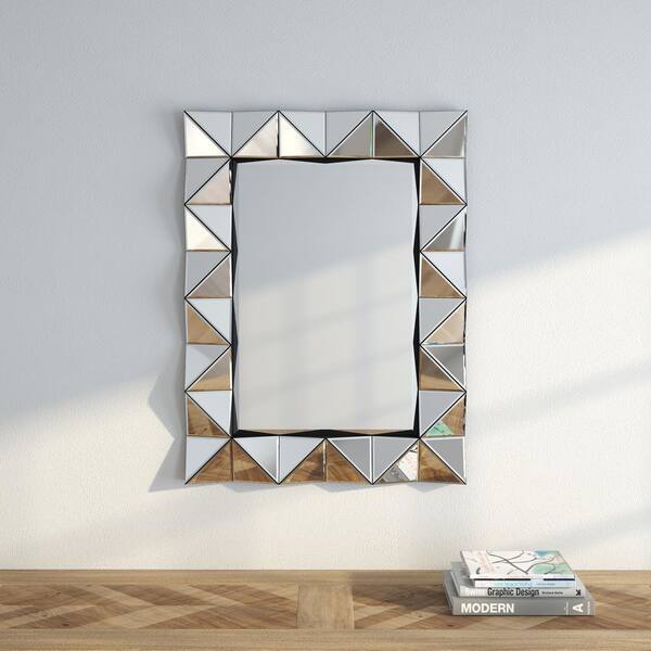 Southern Enterprises Wanda 31.5 in. H x 23.75 in. W Decorative Mirror