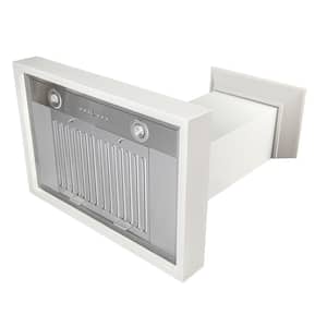 48 in. 400 CFM Ducted Vent Wall Mount Range Hood in Cottage White