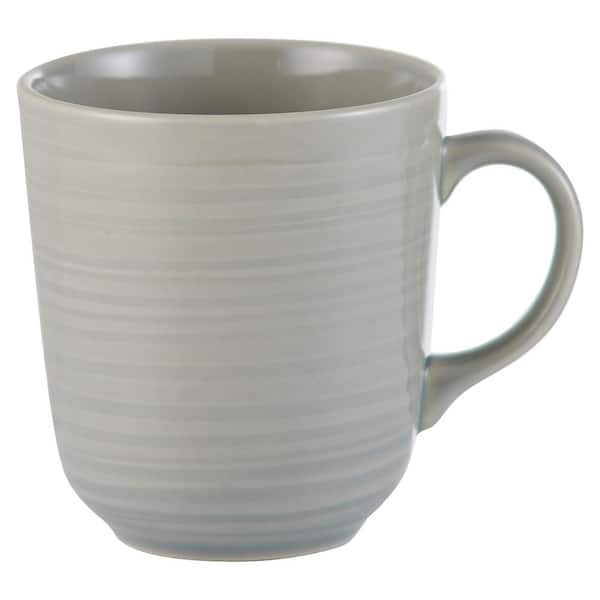 Mason Cash William Mason 13.5 oz. 4-Piece Ceramic Grey Mug Set