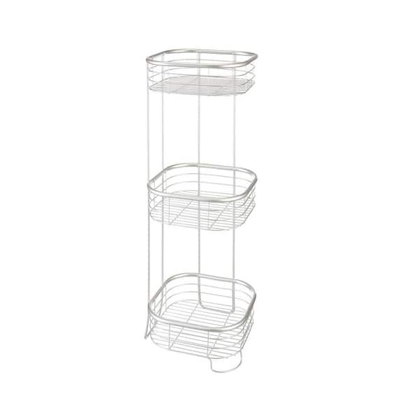 Adrinfly 3-Tier Free Standing Shower Caddy, 3 Wire Rack, Durable and ...