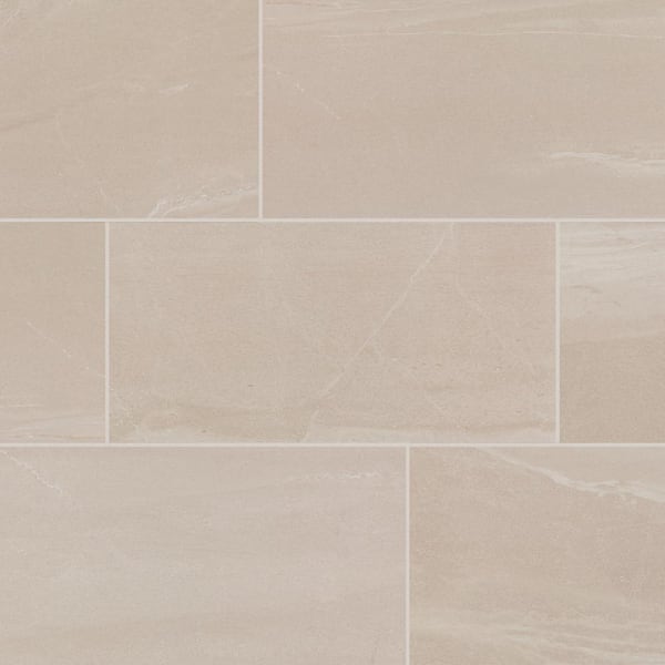 Daltile Rorington Taupe 12 in. x 24 in. Glazed Porcelain Floor and Wall Tile (17.6 sq. ft./Case)