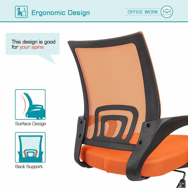 205167 - Enterprise Low Back Office Chair Orange