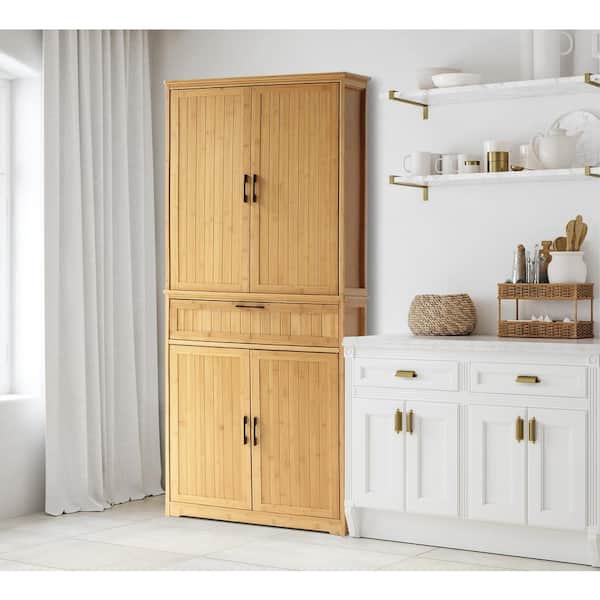 Homdiy Brass Bamboo Cabinet Handles Dresser Pulls And Drawer Knob