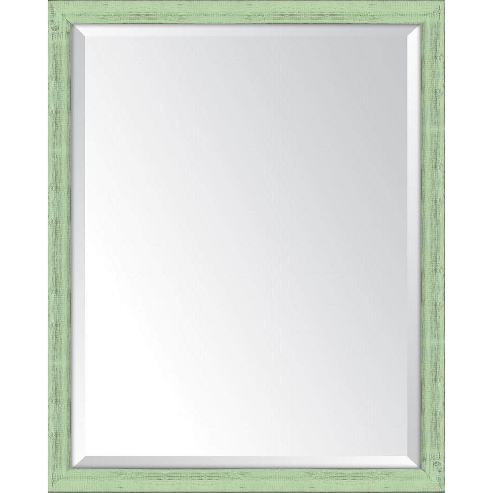 Medium Rectangle Mint Beveled Glass Classic Mirror (31 in. H x 25 in. W) price history on PriceWatchPro