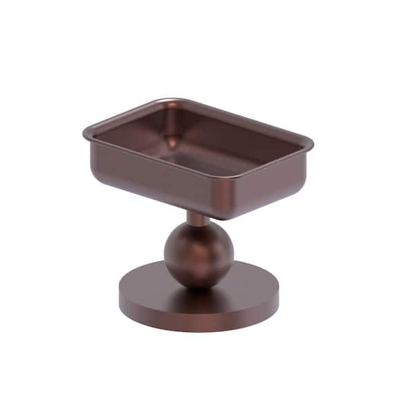 Vanity Top Soap Dish in Antique Copper