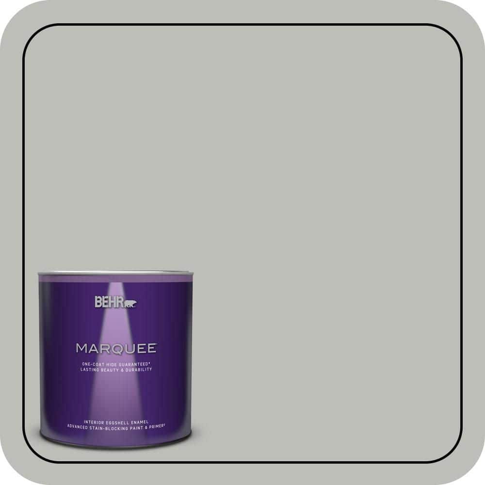 1 qt. #PPU24-17 Hailstorm Gray Eggshell Enamel Interior Paint & Primer product image for price tracking