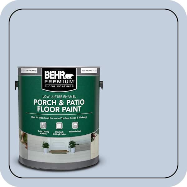 1 gal. #PPU15-17 Monet Low-Lustre Enamel Interior/Exterior Porch and Patio Floor Paint