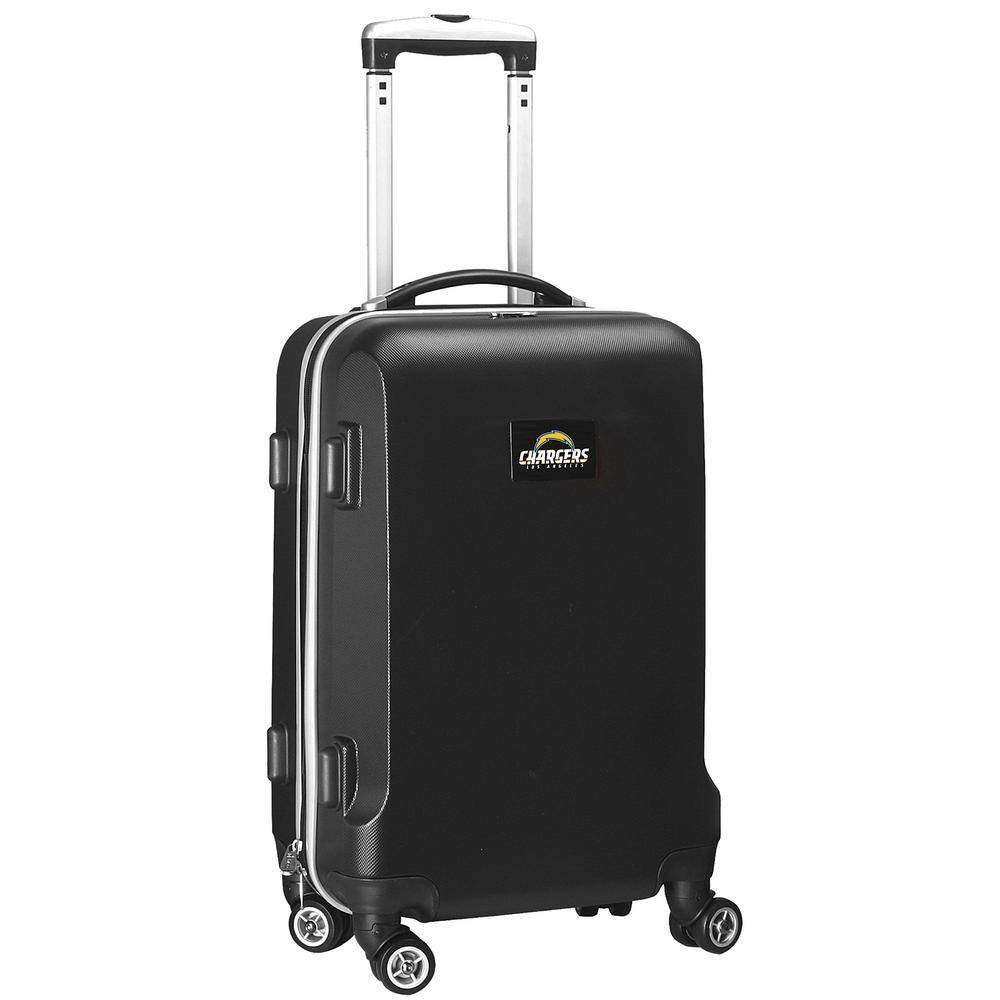 Denco NFL Los Angeles Chargers 21 in. Black CarryOn Hardcase Spinner