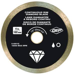 QEP 10 In. Diamond Blade For Wet Tile Saws For Ceramic Tile 6-1001Q