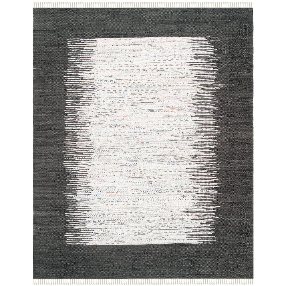 Montauk Ivory/Black 9 ft. x 12 ft. Border Area Rug price history on PriceWatchPro