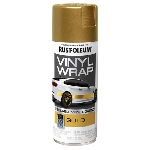 Rust-Oleum Automotive 11 oz. Vinyl Wrap Metallic Gold Peelable