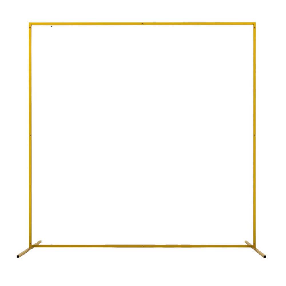Square Metal Wedding Arch Backdrop Stand 6.6 ft. x 6.6 ft. Gold Balloon Frame for Ceremony Party Decoration Events price history on PriceWatchPro