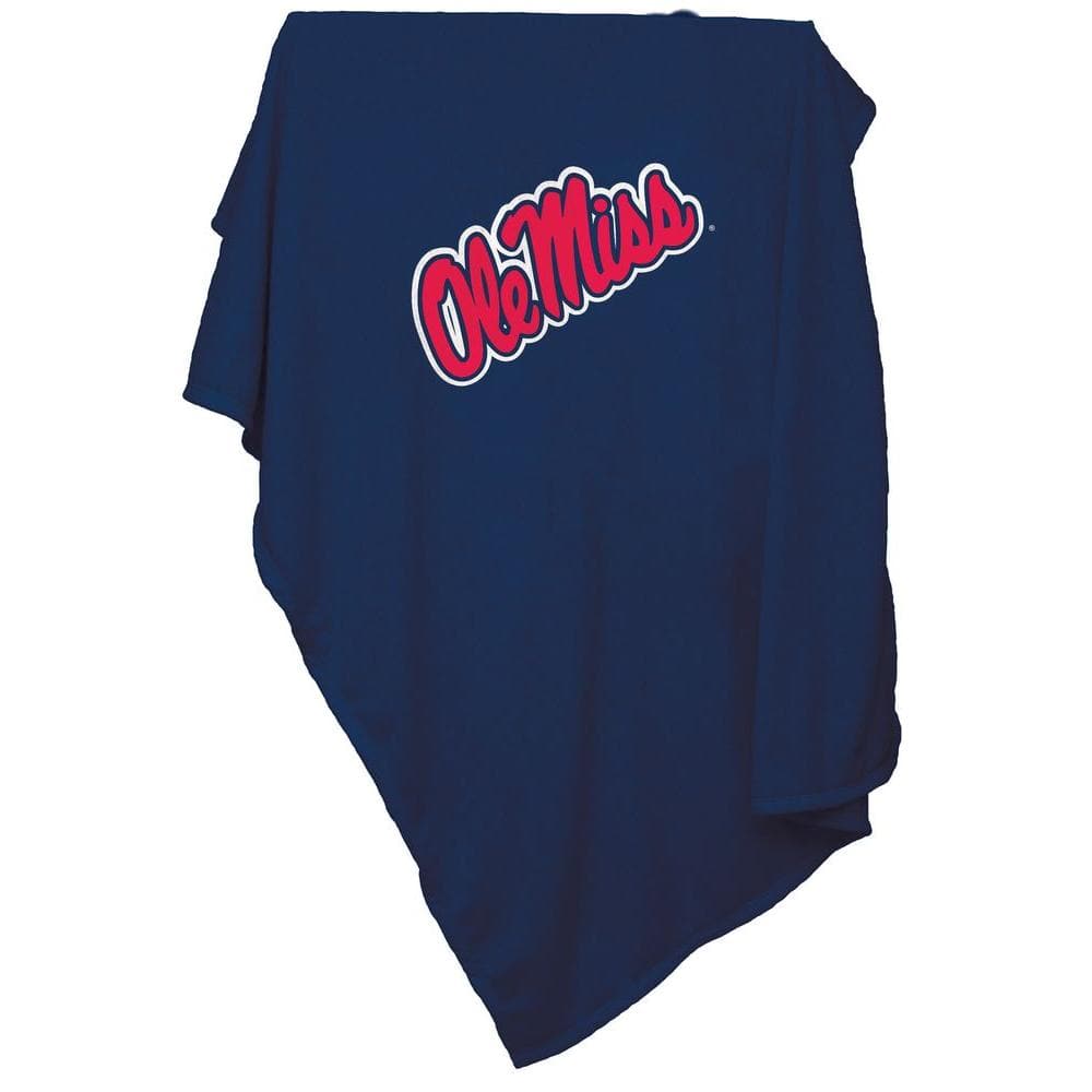 logobrands Ole Miss Sweatshirt Blanket 17674 The Home Depot