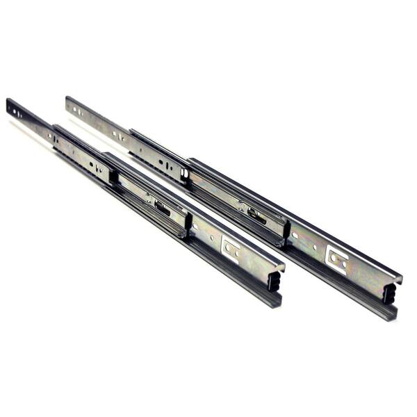 1 Pair Full Extension,14-Inch,55lbs Capacity,27mm Wide,Black uxcell Ball Bearing Side Mount Drawer Slides 1 Pair Full Extension,14-Inch,55lbs Capacity,27mm Wide,Black uxcell Ball Bearing Side Mount Drawer Slides