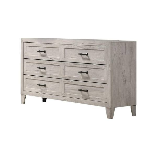 better homes & gardens modern farmhouse 6-drawer dresser Modern Farmhouse 6 - Drawer Dresser, Rustic Gray Finish - Bed Bath & Beyond