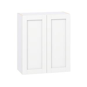 Milton 30 in. W x 14 in. D x 35 in. H Assembled Shaker Wall Kitchen Cabinet in Bright White