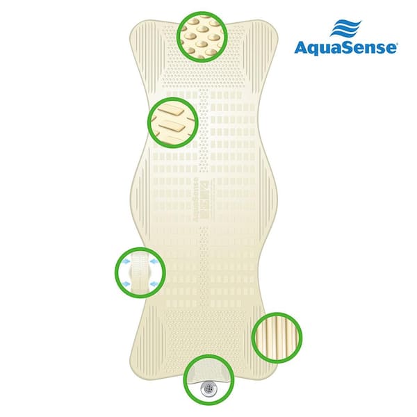 Bath Mat with Invigorating Massage Zones, by AquaSense® – AquaSense®