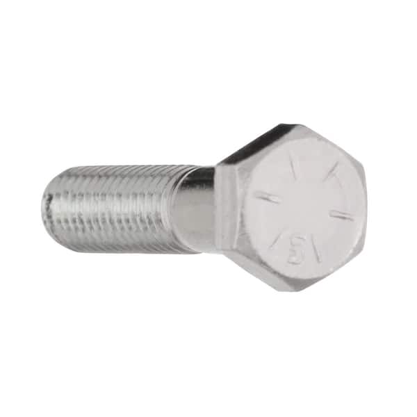 Hillman 1/4-in x 1-in Stainless Coarse Thread Hex Bolt in the Hex Bolts  department at