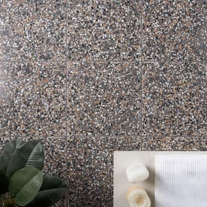 Raleigh Paradiso 16.14 in. x 16.14 in. Polished Terrazzo Cement Floor and Wall Tile (3.61 sq. ft./Case)