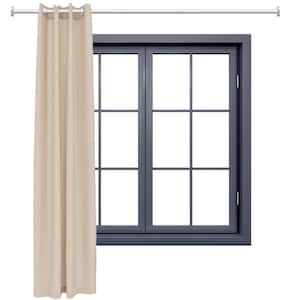 Indoor/Outdoor Curtain Panel with Grommet Top - 52 x 96 in (1.32 x 2.43 m) - Beige